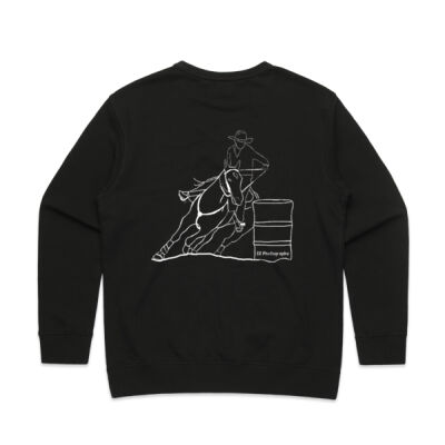 Premium Crew - Barrels White Print Thumbnail