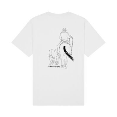 Mens Tee - Herding Black Print Thumbnail