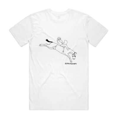 Mens Organic Tee - Bronc Black Print Thumbnail