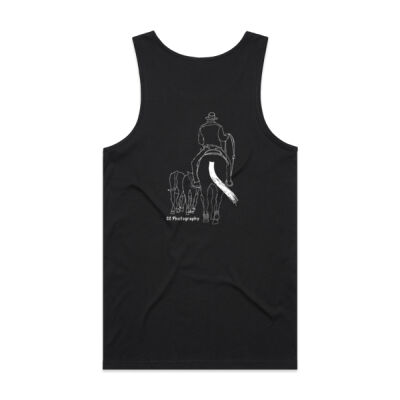 Mens Lowdown Singlet - Herding Thumbnail