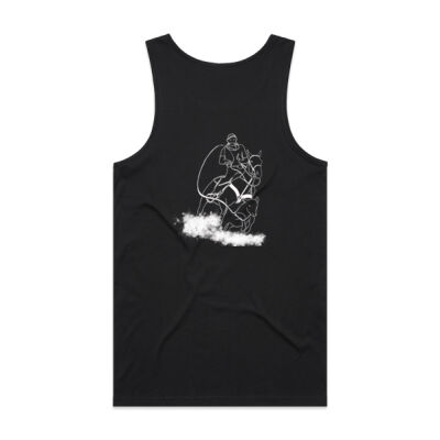 Mens Lowdown Singlet - Roping Thumbnail