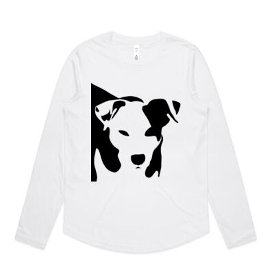 Womens LS Tee - Heading Dog **Special Price** Thumbnail